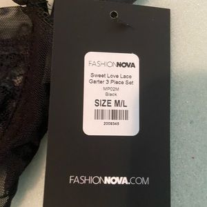 Sexy garter lingerie